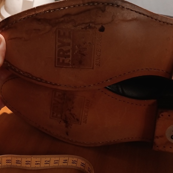 Frye Elegant Brown Leather Knee-High Boots Size 6.5 - Picture 10 of 15